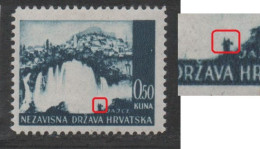 Croatia, NDH, Error, Michel 48, MH, Catalogue Strpic 48 TP-I, Backpack - Croatia