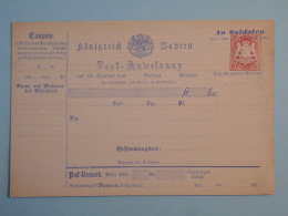 DB16  ALLEMAGNE  BAYERN  BELLE  CARTE ENTIER RR   ENV   1870 +AN SOLDATEN NON VOYAGEE ++ INTERESSANT+++ - Postal  Stationery