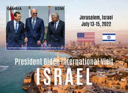 Gambia 2022 President Biden's International Visit: Israel  I202302 - Gambia (1965-...)