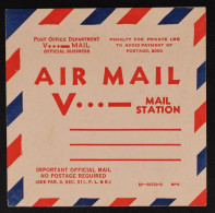 USA AIRGRAPH V-MAIL LABEL OFFICIAL MAIL FOR SENDING FILM ROLLS TO BE DEVELOPED FOTOGRAFIA PHOTOGRAPHY - Fotografie
