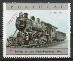 Portugal, Vignettes/ Vinhetas Tuberculosos - Comboios/ Trains > Luta Antituberculosa -|- MNH - Surcharge 1977/ 78 - Emisiones Locales