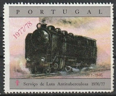 Portugal, Vignettes/ Vinhetas Tuberculosos - Comboios/ Trains > Luta Antituberculosa -|- MNH - Surcharge 1977/ 78 - Emisiones Locales