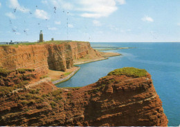 04969 - HELGOLAND - Blick Auf Die Westküste Mit Leuchtturm Und Radarstation (1) - Helgoland