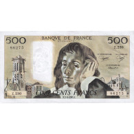 France, 500 Francs, Pascal, 1985, Z.230, SUP, Fayette:71.33 - 500 F 1968-1993 ''Pascal''