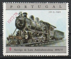 Portugal, Vignettes/ Vinhetas Tuberculosos - Comboios/ Trains > Luta Antituberculosa -|- MNH - Surcharge 1977/ 78 - Ortsausgaben