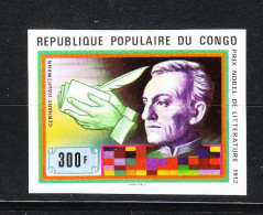 Congo   -   1978. G. Hauptmann:  Nobel Per La Letteratura ( 1912 ). Imperforated, MNH Rare - Prix Nobel