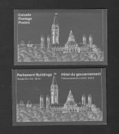 Canada 1987 MNH Parliament Buildings SB97 & SB 97A Booklets - Ganze Markenheftchen