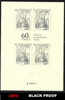 Slovakia  Black Proof  2010 **    60th Anniversary Of POFIS   **  PT 50   **  Slowakei Schwarzdruck - Unused Stamps