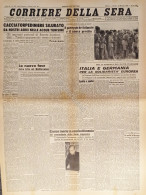 Corriere Della Sera N.122 - 1943 Italia E Germania Per La Solidarietà Europea - Altri & Non Classificati