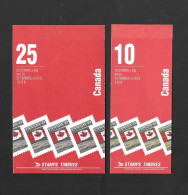 Canada 1994 MNH Flag Over Field Leigh-Mardon 43c Perf 14 1/2 SB178 & SB180 - Full Booklets