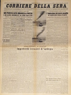 Corriere Della Sera N.134 - 1943 Attacco A Un Convoglio Al Largo Di Capo Bon - Altri & Non Classificati