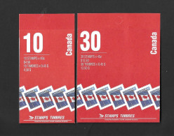 Canada 1998 MNH Flag & Skyscraper Perf 13x13.5 In Business To Serve SB218/9 - Carnets Complets