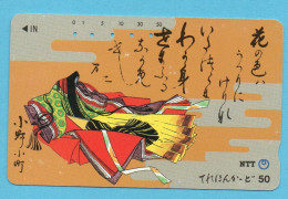 JAPAN - Used Phonecard NTT - ART - Giappone