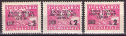 1947 ISTRIA E LITORALE SLOVENO,AMMINISTRAZIONE MILITARE JUGOSLAVA ,Sass. 69 MNH**VF - Occ. Yougoslave: Littoral Slovène