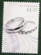 Celebrations Greeting Stamps Wedding Rings 2010 Mi 3437 Y&T - Used Gebruikt Oblitere Australia Australien Australie - Used Stamps