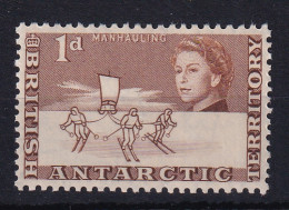 British Antarctic Territory: 1963/69   QE II - Pictorial   SG2     1d    MH - Ongebruikt