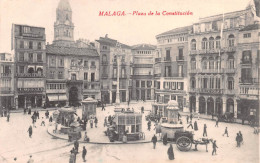 MALAGA PLAZA DE LA CONSTITUCION ~ AN OLD POSTCARD #233604 - Málaga