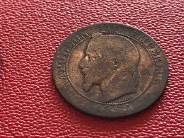 Münze Münzen Umlaufmünze Frankreich 10 Centimes 1862 Münzzeichen K - 10 Centimes