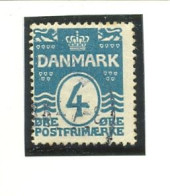 Sellos Usados Dinamarca. Yvert Nº 51A.  Básica . 2dina-51A - Used Stamps