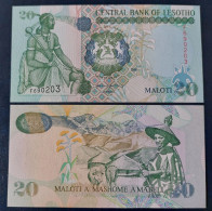 Lesotho 20 Maloti 1999 P16b UNC - Lesotho