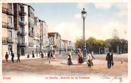 LA CORUNA - AVENIDA DE LOS CANTONES ~ AN OLD POSTCARD #233612 - La Coruña