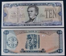 Liberia 10 Dollars 2003 P27 UNC - Liberia