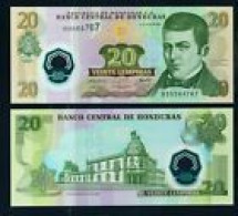 HONDURAS -  2008 20 Lempira UNC  Banknote - Honduras