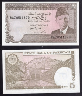 Pakistan 5 Rupees P38 ND UNC - Pakistán