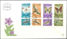 Israel 1965 FDC Butterflies In Israel [ILT317] - FDC