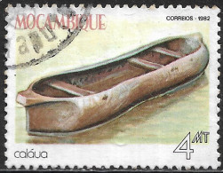 Mocambique – 1982 Tradicional Ships 4 Meticais Used Stamp - Mozambique