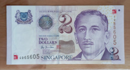 Singapore 2 Dollars 2000 COMM Millennium UNC - Singapore