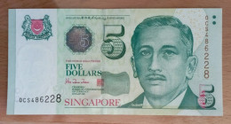 Singapore 5 Dollars 1999 UNC - Singapur