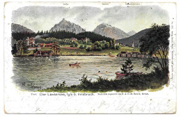 6080  DER LANSERSEE, IGLS B. INNSBRUCK  --  KÜNSTLER AK REISCH MERAN - Landeck