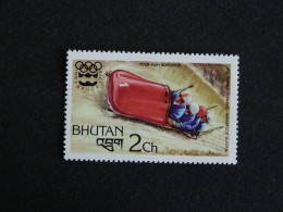 BOUTHAN BUTHAN YT 484 ** MNH - BOBSLEIGH / JEUX OLYMPIQUES HIVER INNSBRUCK - Bhutan