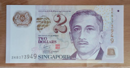 Singapore 2 Dollars 2006 UNC Polymer - Singapur