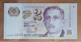 Singapore 2 Dollars 2006 UNC Polymer - Singapore