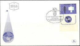 Israel 1965 FDC Union International Telecommunication Centenary [ILT324] - Asie