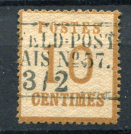 !!! ALSACE LORRAINE, N°5 CACHET FELDPOST RELAIS 57 TROYES OU CHALONS SUR SAONE - Used Stamps