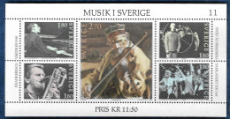 Sweden 1981 Block Mi. 9 Music In Sweden MNH** - Blocks & Sheetlets