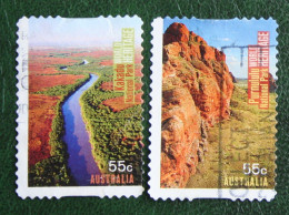 UNESCO World Heritage Self Adhesive 2010 Mi 3390-3391 Y&T - Used Gebruikt Oblitere Australia Australien Australie - Used Stamps