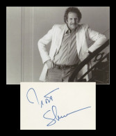 Mort Shuman (1938-1991) - Rare Carte Signée + Photo - Paris 1976 - Cantantes Y Musicos
