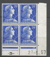 Type I MULLER N° 1011B En Daté 1957 NEUF** Luxe SANS CHARNIERE / Hingeless / MNH - 1950-1959