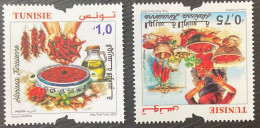 2023 Tunisie Tunisia Food Pepper Red Harissa Olive Oil 2V New MNH - Alimentation