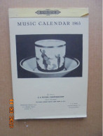 Peters Edition Music Calendar 1963 - Andere & Zonder Classificatie