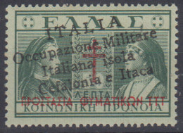 OCCUPAZIONI CEFALONIA E ITACA 1940 BENEFICENZA 50 L. N.84 G.O MH* CERT. - Cefalonia & Itaca