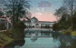 Wesbaden  Kurhaus And Pond - Casino Avec étang - Casino