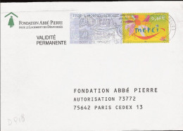 D0918 - Entier / Stationery / PSE - PAP Réponse Merci - Fondation Abbé Pierre - (pas De Numéro D'agrément) - PAP : Risposta