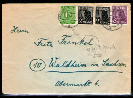 Germany,1948,cover Frankfurt (Main),03.02.1948 To Waldheim In Sacsen,as Scan - Lettres & Documents