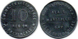 MA 25159  / Région Provence 10 Centimes ND TB - Monedas / De Necesidad