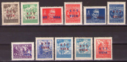 ITALIA - Trieste-Zona B - 1949 Mi 12-21,Mi 20 A+b!! MH* - Mint/hinged